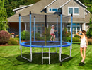 Outdoor Trampoline with Safety Closure Net by LJGDeals