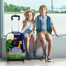 2 Pieces 12 Inch and 16 Inch Kids Carry on Suitcase Rolling Backpack School Luggage Set-Elephant by LJGDeals