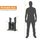 Electric Shoe Boot Dryer 4 Shoes with 180 Mins Timer Ozone Disinfection by LJGDeals