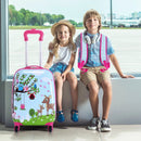 2 Pieces ABS Kids Suitcase Backpack Luggage Set by LJGDeals