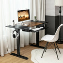 48 Inch Electric Sit to Stand Desk with Keyboard Tray by LJGDeals