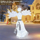 Pre-Lit Angel Christmas Decoration with 100 LED Lights by LJGDeals