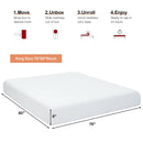 8 Inch Foam Medium Firm Mattress with Jacquard Cover by LJGDeals