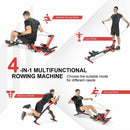 4-in-1 Folding Rowing Machine with Control Panel for Home Gym by LJGDeals