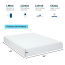 10 Inch Air Foam Pressure Relief Bed Mattress with Jacquard Soft Cover by LJGDeals