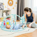 Baby Activity Play Piano Gym Mat with 5 Hanging Sensory Toys by LJGDeals