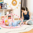 Baby Activity Play Piano Gym Mat with 5 Hanging Sensory Toys by LJGDeals