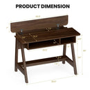 Mid Century Writing Desk with Storage Cubes and Hidden Compartment by LJGDeals