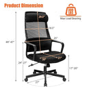 Adjustable Mesh Office Chair with Heating Support Headrest by LJGDeals