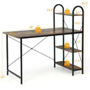 48-Inch Reversible Computer Desk with Storage Shelf by DirectDeals