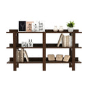 59 Inch Console Table with 3-tier Open Shelf for Front Hall Hallway and Foyer by LJGDeals