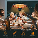 1500W Electric Hanging Ceiling Mounted Infrared Heater with Remote Control by LJGDeals