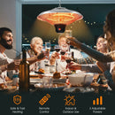 1500W Electric Hanging Ceiling Mounted Infrared Heater with Remote Control by LJGDeals