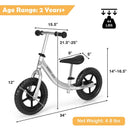 Aluminum Adjustable No Pedal Balance Bike for Kids-Black by LJGDeals