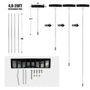 20 Feet Extendable Aluminum Snow Roof Rake with Anti-slip Handle by LJGDeals