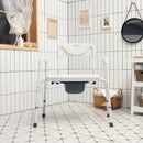 3-in-1 Bedside Commode Portable Toilet with Adjustable Height by LJGDeals