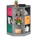 3-Tier Kids Storage Shelf Corner Cabinet with 3 Baskets by LJGDeals