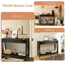 Console Table with Drawer Storage Shelf for Entryway Hallway by LJGDeals