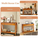 Console Table with Drawer Storage Shelf for Entryway Hallway by LJGDeals