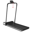 Ultra-thin Electric Folding Motorized Treadmill with LCD Monitor Low Noise by LJGDeals