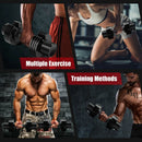 27.5 LBS 5-in-1 Adjustable Dumbbell for Gym Home Office by LJGDeals