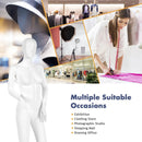 5.8 ft Plastic Female Mannequin Adjustable Detachable Manikin with Metal Stand by LJGDeals