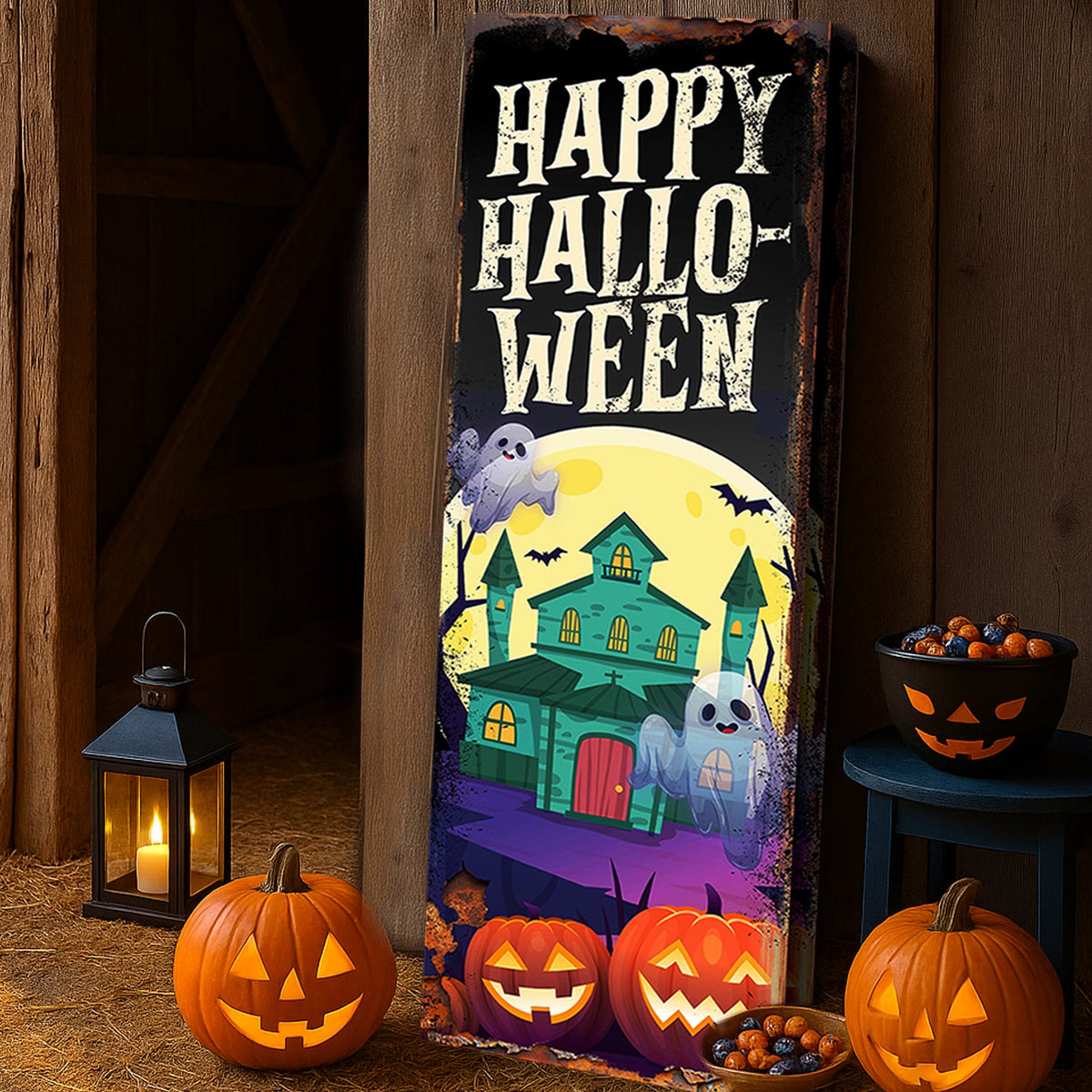 Halloween Welcome Sign, photo 2 of 9