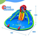 Inflatable Waterslide Bounce House with Upgraded Handrail without Blower by LJGDeals