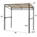 7 x 4.5 Feet Grill Gazebo Outdoor Patio Garden BBQ Canopy Shelter-Brown by LJGDeals