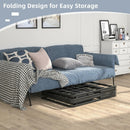 Twin/Full/Queen Size Foldable Metal Platform Bed with Tool-Free Assembly by LJGDeals