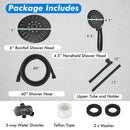 High Pressure Combo Handheld Shower Head by LJGDeals