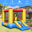 Kids Inflatable Bounce House with Slide and 480W blower by LJGDeals