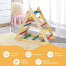 Climbing Triangle Ladder with 3 Levels for Kids-Multicolor by LJGDeals