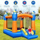 Kids Inflatable Bounce House Magic Castle with Large Jumping Area without Blower by LJGDeals