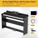 88 Key Full Size Electric Piano Keyboard with Stand 3 Pedals MIDI Function by LJGDeals