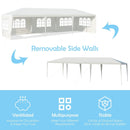 10 x 30 Feet Canopy Tent with 5 Removable Sidewalls for Party Wedding by LJGDeals