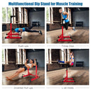 Adjustable Dip Bar with 10 Height Levels by LJGDeals