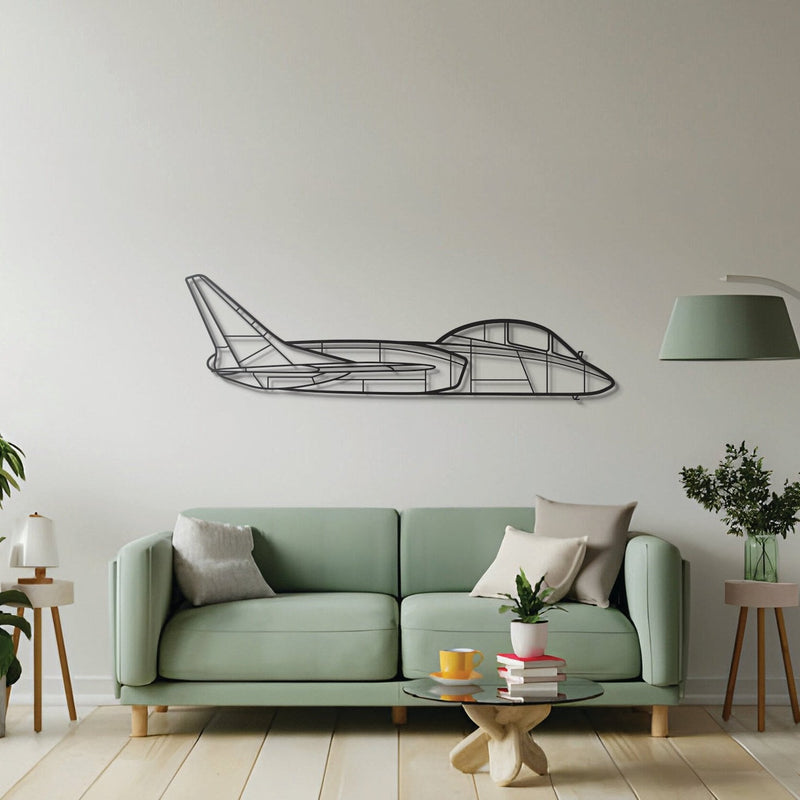 F7U-3 Cutlass Metal Aircraft Wall Art - NCP0325