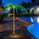 7 Feet LED Pre-lit Palm Tree Decor with Light Rope by DirectDeals