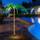 7 Feet LED Pre-lit Palm Tree Decor with Light Rope by LJGDeals