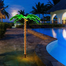 5 Feet LED Pre-lit Palm Tree Decor with Light Rope by LJGDeals