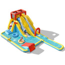 7-in-1 Inflatable Dual Slide Water Park Bounce House Without Blower by LJGDeals