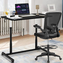 Height Adjustable Computer Desk Sit to Stand Rolling by LJGDeals
