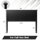 Full Wood Headboard Flat Panel with Pre-drilled Holes and Height Adjustment by LJGDeals