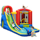 Inflatable Kid Bounce House Slide Climbing Splash Park Pool Jumping Castle Without Blower by LJGDeals