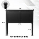 Solid Wood Flat Panel Headboard for Twin-size Bed by LJGDeals