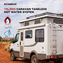 Camplux Elite 65,000 BTU RV Tankless Water Heater 2.64 GPM-White