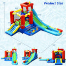 9-in-1 Inflatable Kids Water Slide Bounce House with 860W Blower by LJGDeals