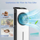 3-in-1 Evaporative Air Cooler with 12H Timer Remote-White by LJGDeals