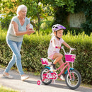 16 Inch Kids Bike with Training Wheels and Storage Basket by LJGDeals
